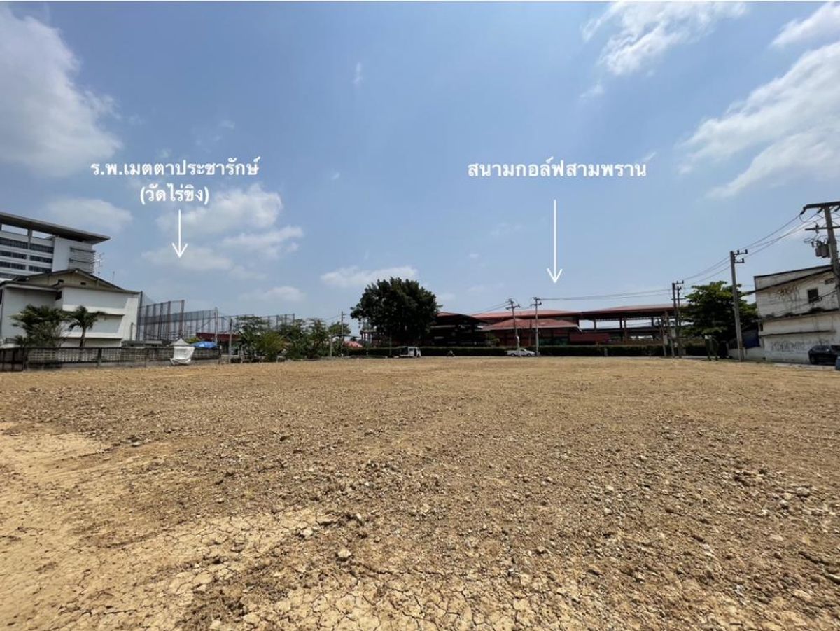 Land for rent, 2 rai, near Metta Pracharak Hospital, Sam Phran District, Nakhon Pathom Province – รูปที่ 3