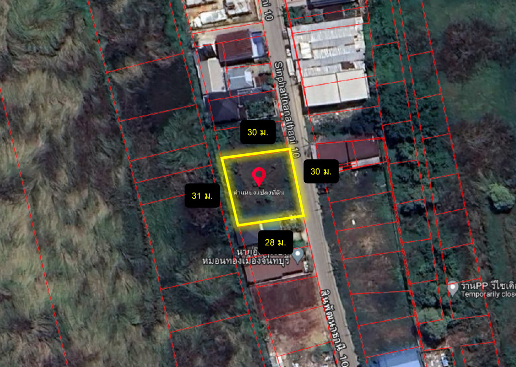 Land for sale, Soi Sin Phatthana Thani 10, size 225 sq w, near Phutthamonthon Sai 4 Road, just 1.3 km. KK – รูปที่ 3
