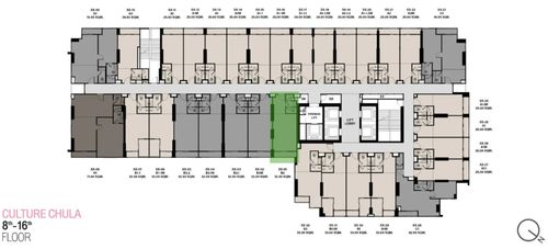 Culture Chula 2BD Unit 17-01 ขาย! ราคาถูกที่สุดในตลาด!