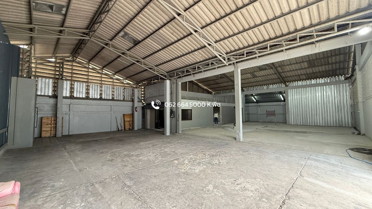 Warehouse with office for rent, 400 square meters 💥 Hathairat, Minburi, Nimitmai, near the motorway 📍 – รูปที่ 2