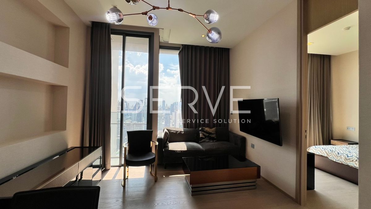 🔥9.6 MB🔥- 1 Bed with Bathtub Super High Fl. Good Location in Asoke Area MRT Sukhumvit 550 m. & BTS Asok 700 m. at The Esse Asoke Condo / For Sale