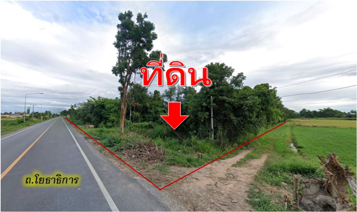 Land for Sale on Main Road (2 plots) in Phetchaburi, southbound towards Tha Yang – รูปที่ 3