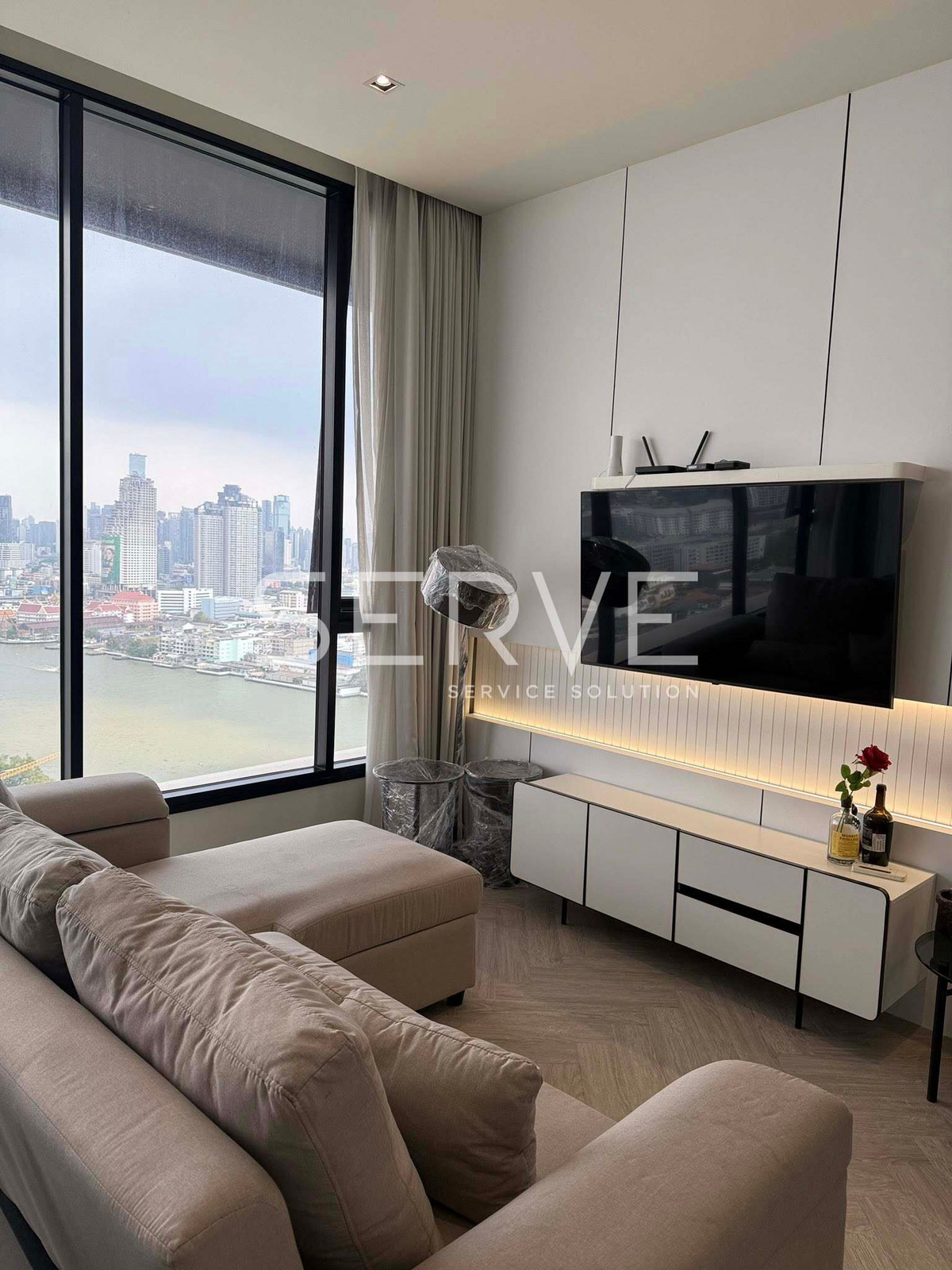 2 Beds Nice Room 68 sq.m. High Fl. 25+ Good Location Close to Asiatique Riverfront at Chapter Charoennakhon Riverside Condo / For Rent 2 Beds Nice Room 68 sq.m. High Fl. 25+ Good Location Close to Asiatique Riverfront at Chapter Charoennakhon Riverside Condo / For Rent