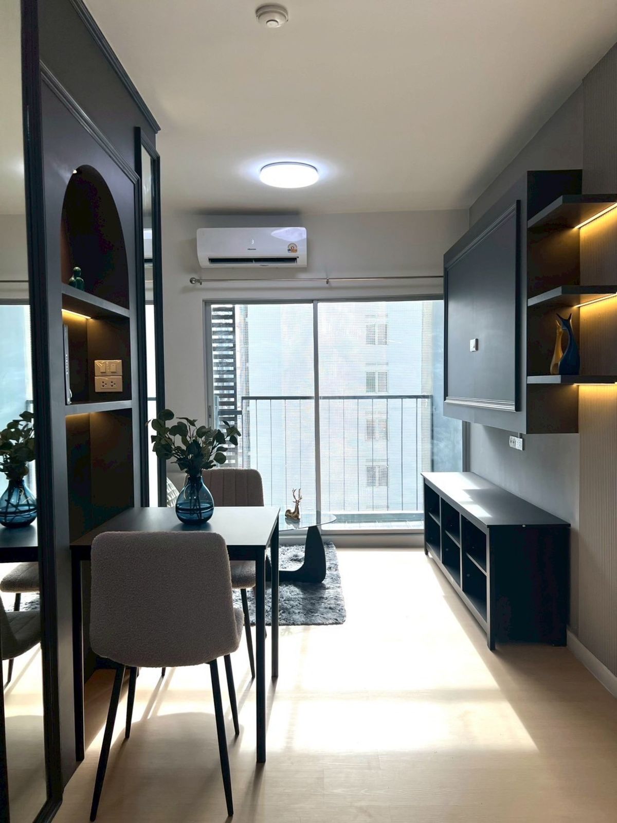 ตึก xyz ใหม่กว่าตึกหน้า ๆ เงียบสงบ คอนโด A space อโศก รัชดา ห้องตกแต่งใหม่ พร้อมอยู่ 400เมตร MRT+Central Rama 9 – รูปที่ 4