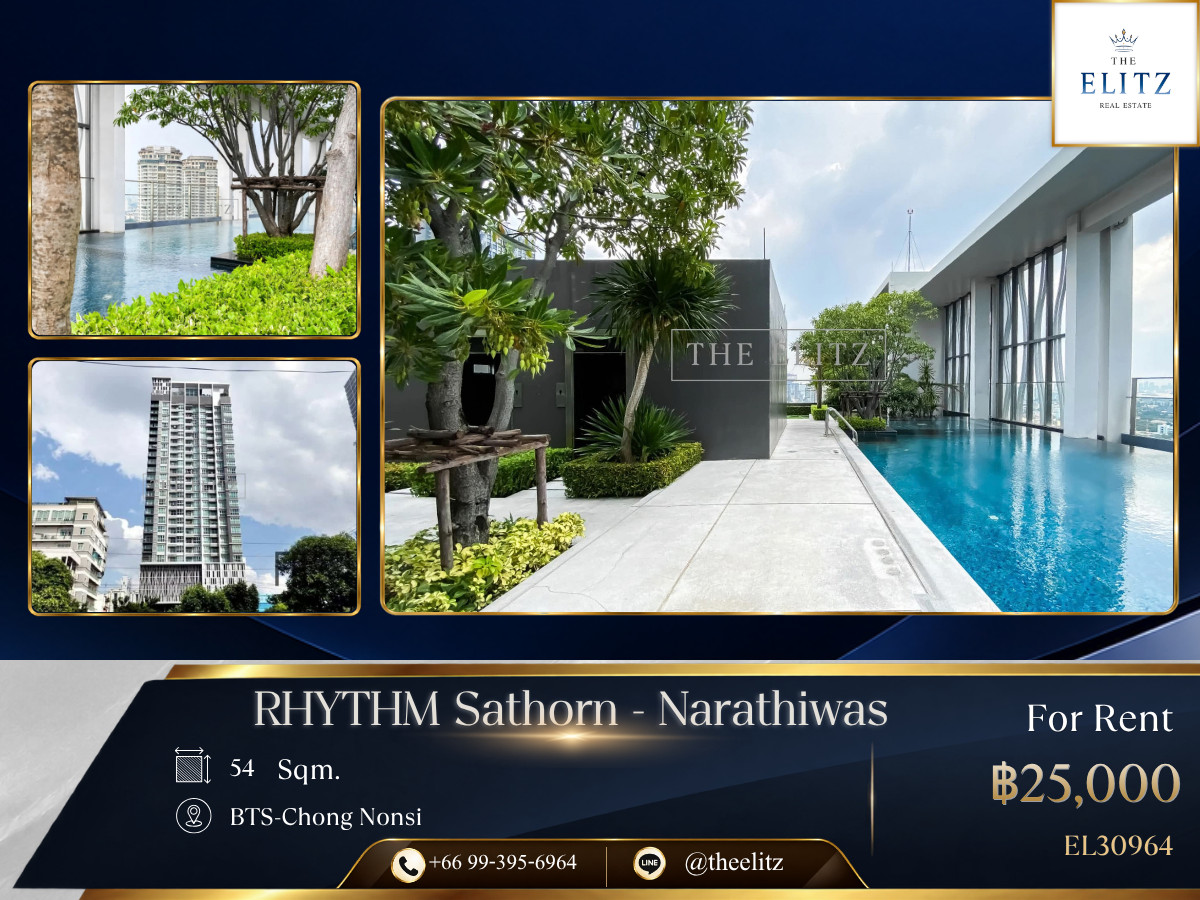 ✨ High-Rise Sathorn-Narathiwas Living | Panoramic Views & Premium CBD hub - Dynamic Lifestyle✨