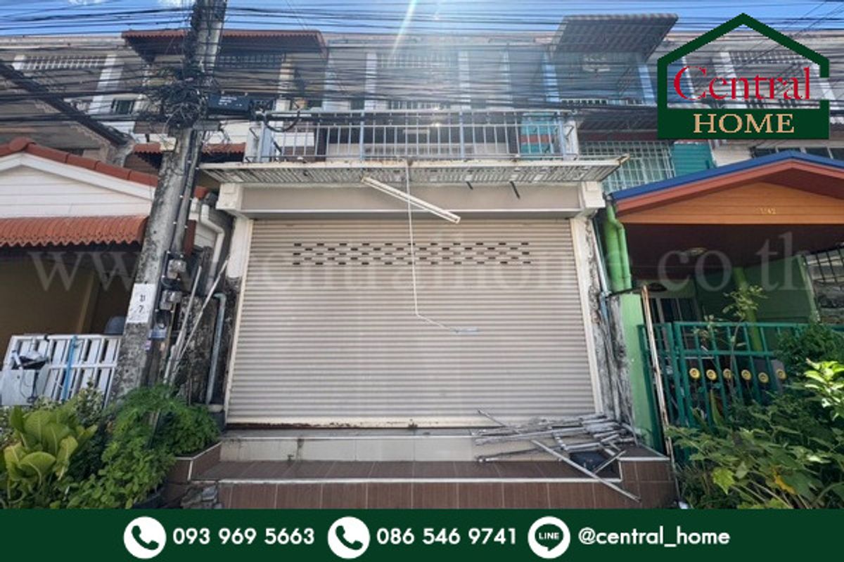 3 -story townhouse, Ratchathani 7, Silk 23/1, near the AC Sai Sai Market