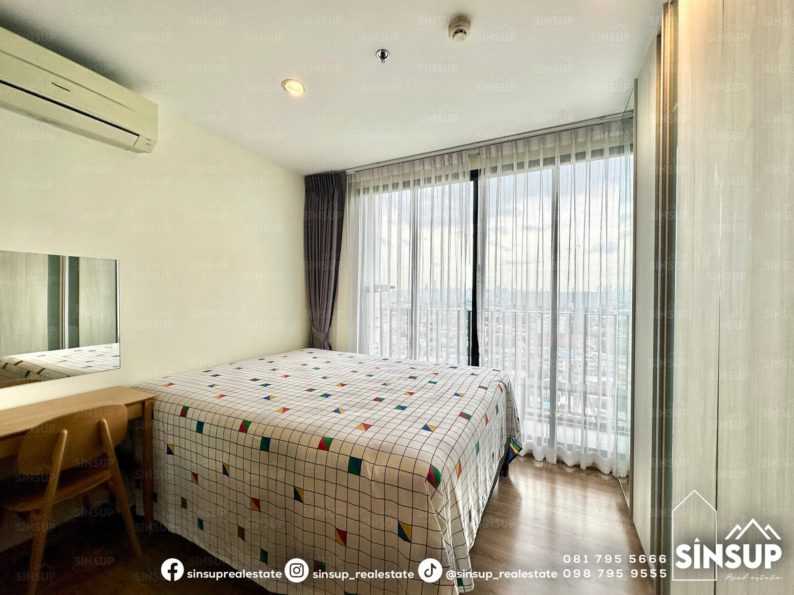 🌳 For Rent: 𝐓𝐡𝐞 𝐓𝐫𝐞𝐞 𝐈𝐧𝐭𝐞𝐫𝐜𝐡𝐚𝐧𝐠𝐞 Fully furnished with built-in furniture & full set of electrical appliances. – รูปที่ 3
