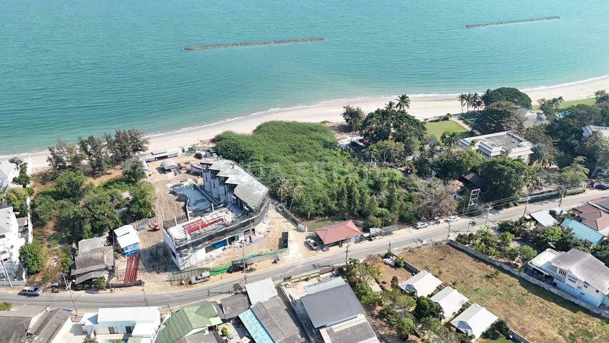 Beachfront Land for Sale - Chao Samran Beach, Phetchaburi 5,580 SQ.M.)