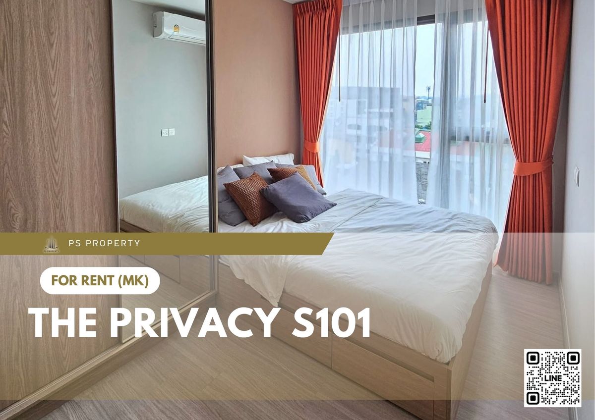 For rent 🔥 THE PRIVACY S101 🔥 near BTS Punnawithi, fully furnished and equipped with appliances. For rent 🔥 THE PRIVACY S101 🔥 near BTS Punnawithi, fully furnished and equipped with appliances.
