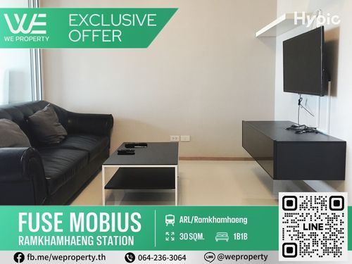 South, good wind, beautiful room, complete ⭐fuse Mobius, Ramkhamhaeng-Khlong Tan