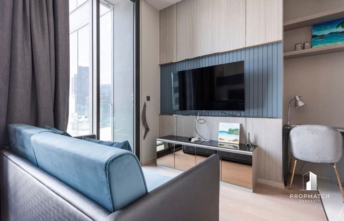 ✨flash deal ✨ASHTON Silom (1Bed 1Bath 32SQM.) Completely decorated !! Only 25,000 baht per month Tel.0981315848 @PropMatch