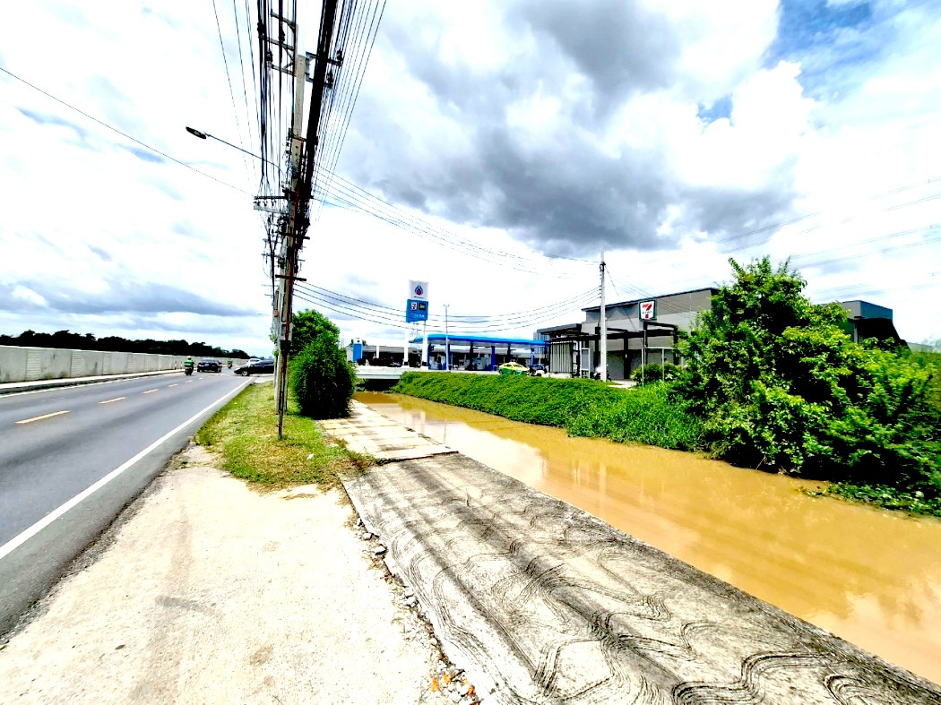 ขาย ที่ดิน ริมถนนเลียบคลองประปา 1 ไร่กว่า ใกล้ถนนสรงประภา 900 เมตร KK – รูปที่ 3