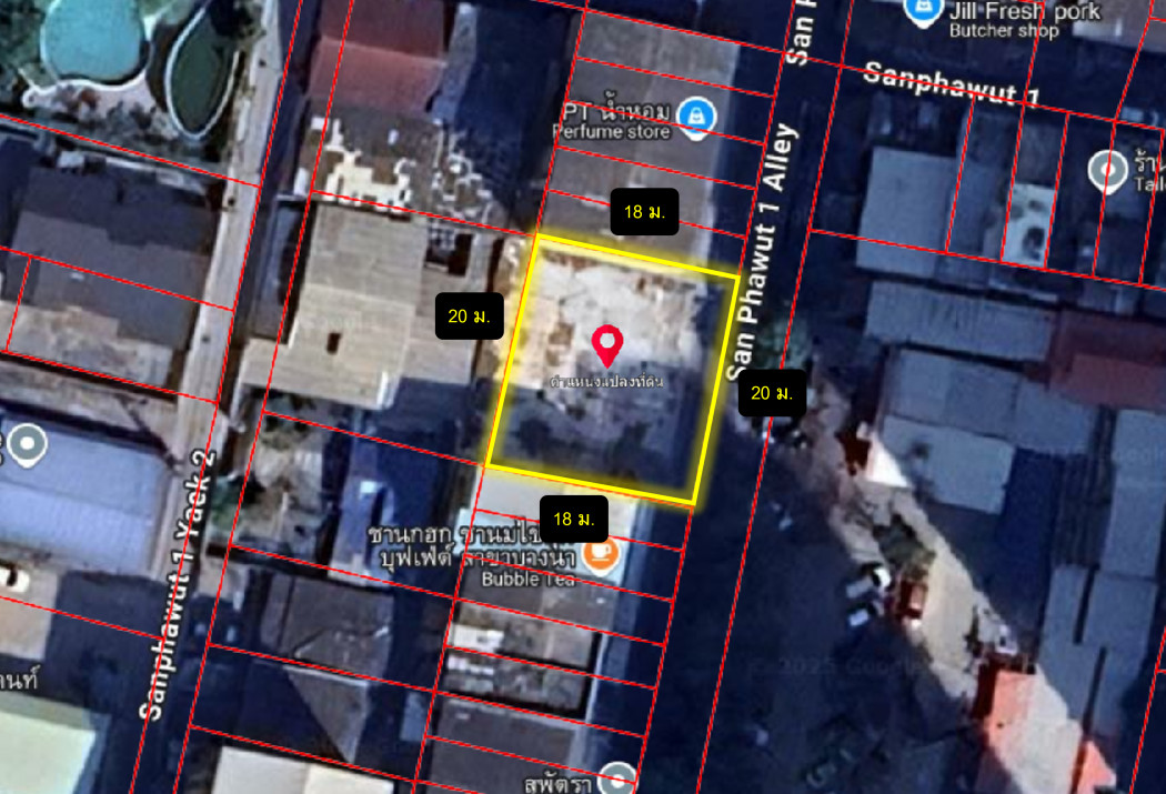 ขาย ที่ดิน ทำเลเยี่ยม 90 ตรว  ริมถนนเมน ซอยสรรพาวุธ 1  ใกล้ BTS บางนา แค่ 500 ม. KK – รูปที่ 3