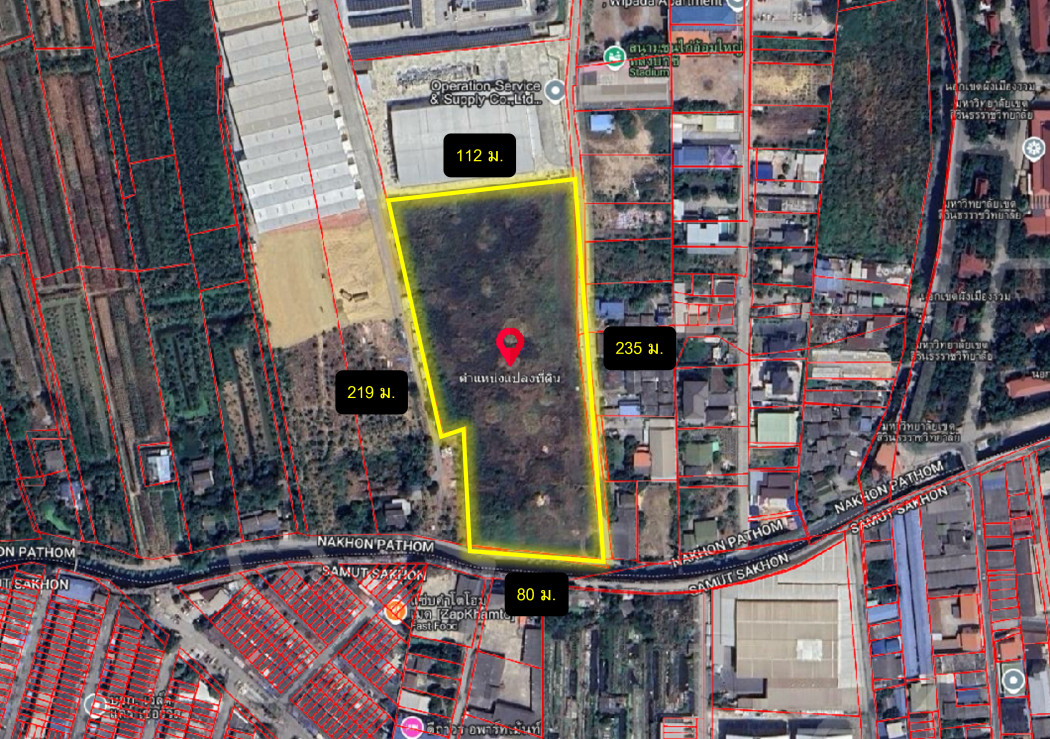 ขาย ที่ดิน ผังสีม่วง อ้อมใหญ่  12 ไร่กว่า ใกล้ ถ.เพชรเกษมแค่ 1.9 กม. KK – รูปที่ 3