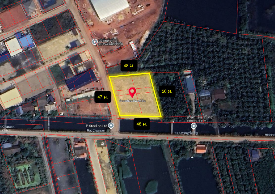 Land for sale, Ban Ko, Samut Sakhon, 700 sq w, near Rama 2 Road, only 7.6 km. DD – รูปที่ 3