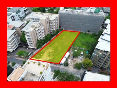 Land for sale, Soi Sukhumvit 27, size 329 sq w., near Sukhumvit Road, only 140 m. DD