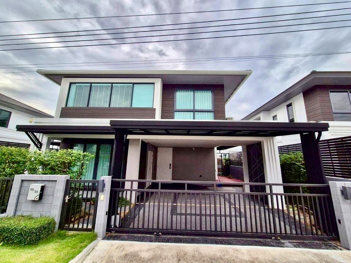 2-storey detached house for sale, Grand Britania Ratchapruek-Rama 5, area 59.1 square wah, 3 bedrooms, Bang Khanun Subdistrict, Bang Kruai District, Nonthaburi Province 2-storey detached house for sale, Grand Britania Ratchapruek-Rama 5, area 59.1 square wah, 3 bedrooms, Bang Khanun Subdistrict, Bang Kruai District, Nonthaburi Province