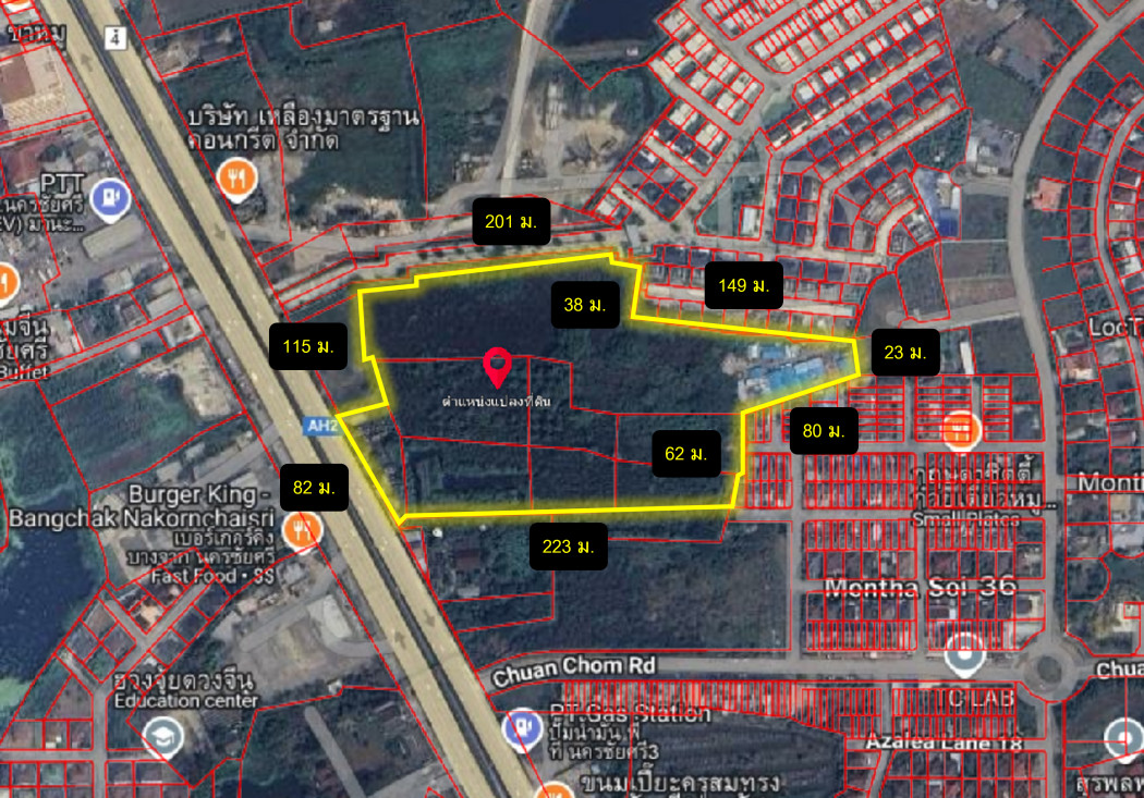 Land for sale on Phetkasem Road, 26 rai, 245 sq w, suitable for business, KK – รูปที่ 2