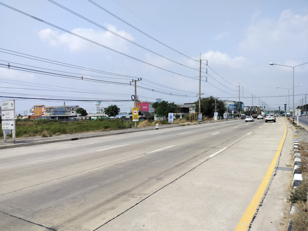 ขาย ที่ดิน ริมถนนบางปะกง-ฉะเชิงเทรา 11 ไร่กว่า ถนน 8 เลน เหมาะกับทำจัดสรร KK – รูปที่ 2