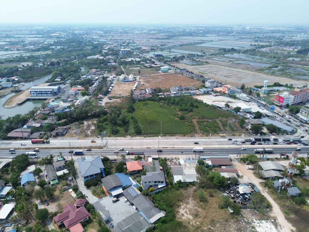 ขาย ที่ดิน ริมถนนบางปะกง-ฉะเชิงเทรา 11 ไร่กว่า ถนน 8 เลน เหมาะกับทำจัดสรร KK – รูปที่ 4