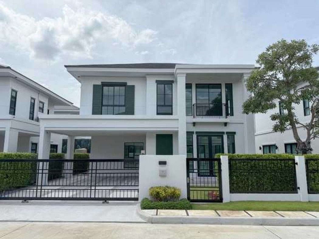 Single house for sale, Setthasiri Watcharapol-Theparak, 205 sq m, 59 sq wa, lake view Single house for sale, Setthasiri Watcharapol-Theparak, 205 sq m, 59 sq wa, lake view