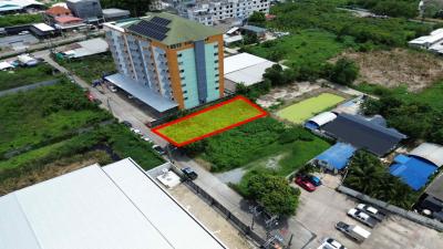 ขายที่ดิน 103 ตรว ซอยแบริ่ง 43  ใกล้สถานีรถไฟฟ้า 500 เมตร ราคานี้หายาก DD