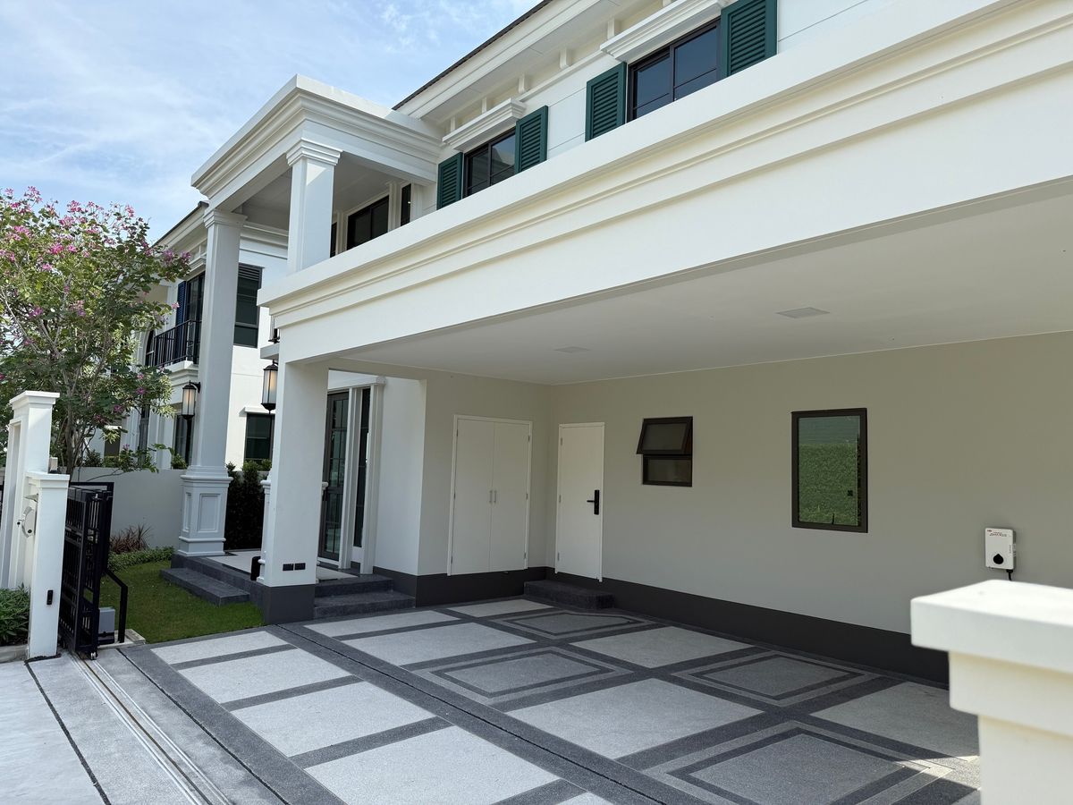 เช่าบ้านเดี่ยวสุดหรู โครงการเศรษฐสิริ บางนา กม.10 | บ้านใหม่ ในซอยส่วนตัว ใกล้คลับเฮ้าส์ – รูปที่ 2