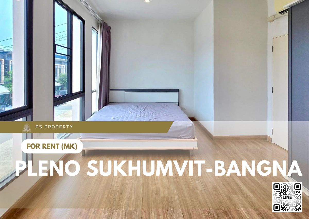Townhouse for rent 🔥 Pleno Sukhumvit-Bangna 🔥 3 bedrooms, 2 bathrooms, fully furnished and equipped with appliances. Townhouse for rent 🔥 Pleno Sukhumvit-Bangna 🔥 3 bedrooms, 2 bathrooms, fully furnished and equipped with appliances.