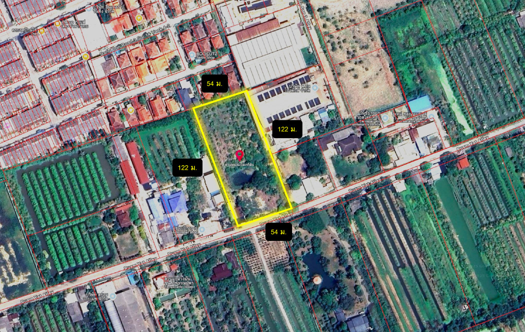 ขาย ที่ดิน ซอยรวมญาติ 4 ไร่ ใกล้ ถ.บางบอน3 แค่ 700 ม. DD – รูปที่ 3