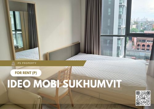 ให้เช่า 📍 IDEO Mobi Sukhumvit 📍 เฟอร์นิเจอร์ และ เครื่องใช้ไฟฟ้าครบ ใกล้ BTS อ่อนนุช