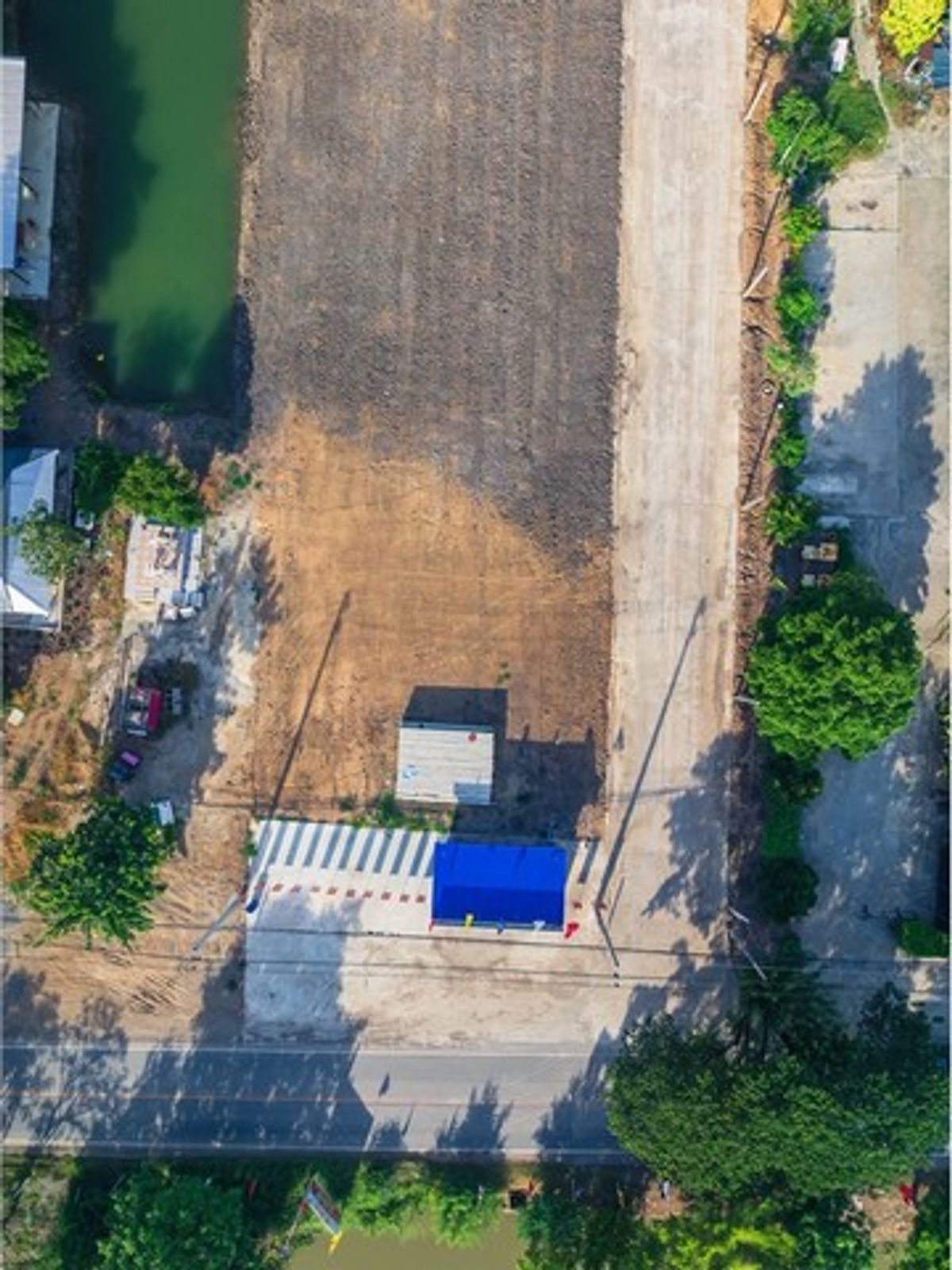 Land for sale for sale, Pathum Thani 2 projects, Samphao Thong Factory Land