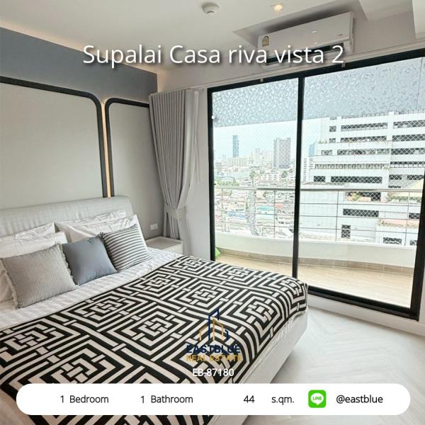 11/08/2026, 🏠 เช่า คอนโด 1 ห้องนอน ศุภาลัย คาซา ริวา วิสต้า 2 25,000 บาท/เดือน 0642748883