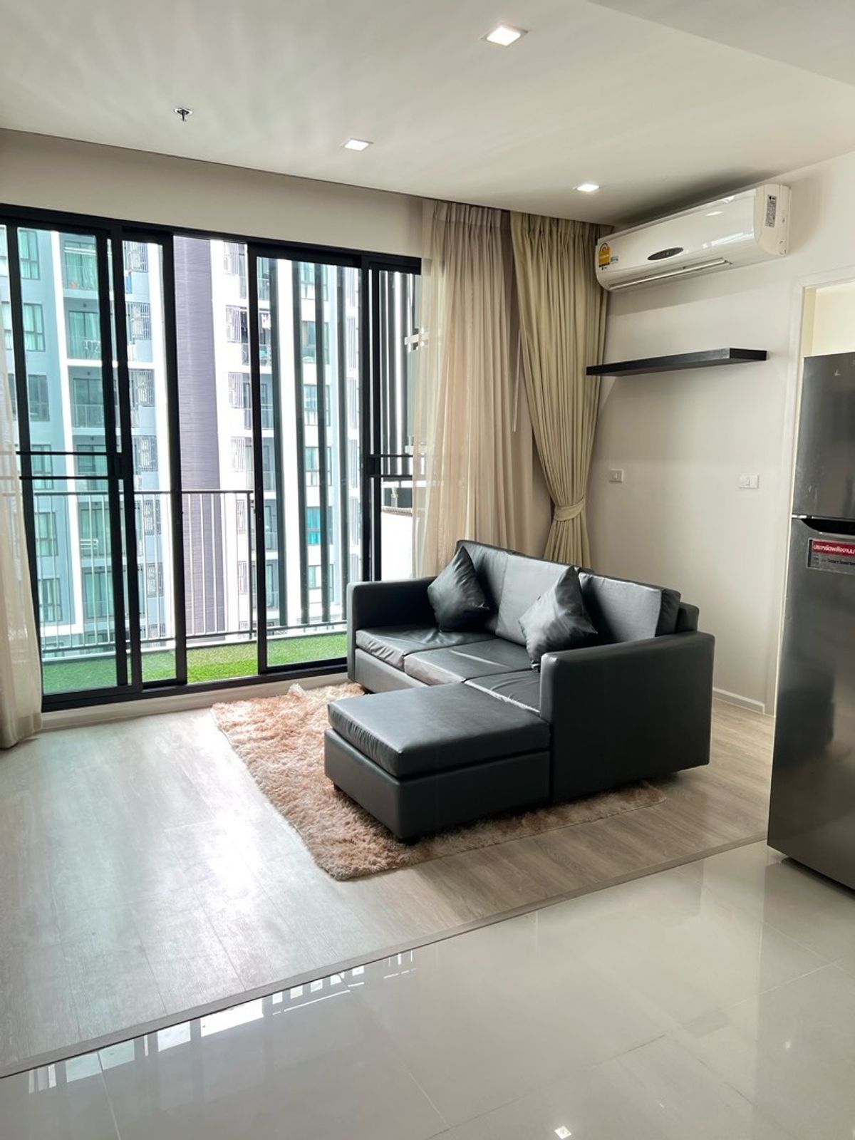 🔥Urgent for rent🔥Only 400 meters from Sutthisan MRT, spacious room, fully furnished, ready to move in, Quinn Ratchada 17