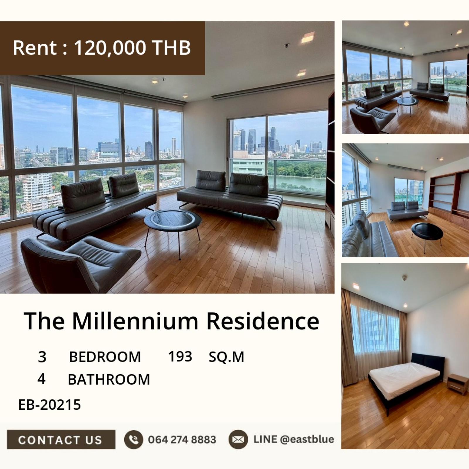 17/07/2026, 🏢 ให้เช่า! คอนโดหรู The Millennium Residence 3 นอน ใหญ่ขนาด 193 ตร.ม.🔥 จัดเต็ม! เพียง 120,000 บาท/เดือน ใกล้ BTS อโศก 0642748883 17/07/2026, 🏢 ให้เช่า! คอนโดหรู The Millennium Residence 3 นอน ใหญ่ขนาด 193 ตร.ม.🔥 จัดเต็ม! เพียง 120,000 บาท/เดือน ใกล้ BTS อโศก 0642748883