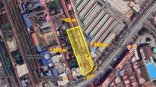 ขายที่ดินแปลงใหญ่ 4 ไร่ ทำเลทอง ติดถนนรามคำแหง ใกล้ MRT เคหะรามคำแหง