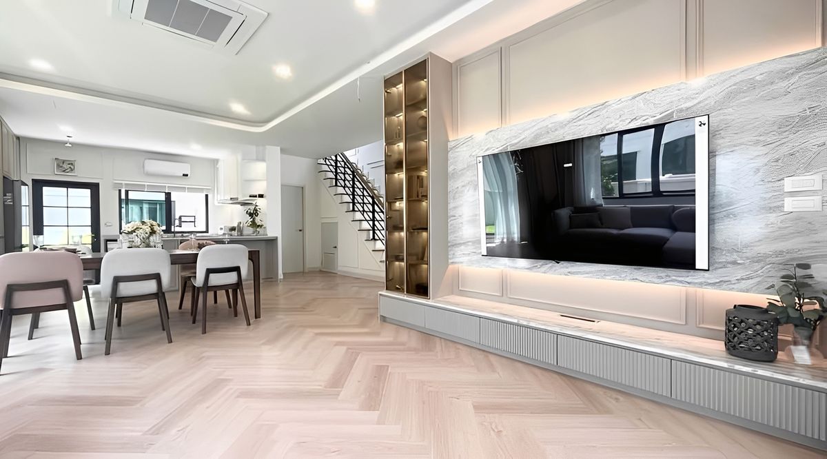 Luxurious detached house for rent near Mega Bangna 🏡 Centro Bangna, There is a Large lawn Luxurious detached house for rent near Mega Bangna 🏡 Centro Bangna, There is a Large lawn
