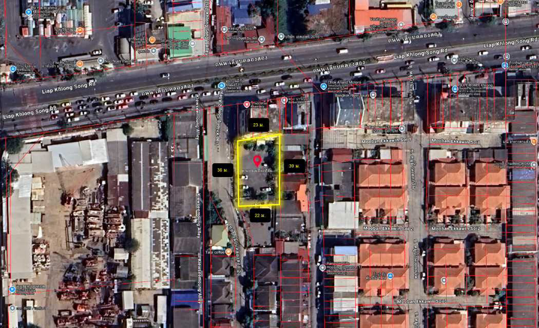 ขาย ที่ดิน ใกล้ถ.เลียบคลองสองแค่ 50 ม 177 ตรว ซอยเลียบคลองสอง2 คลองสามวา KK – รูปที่ 3