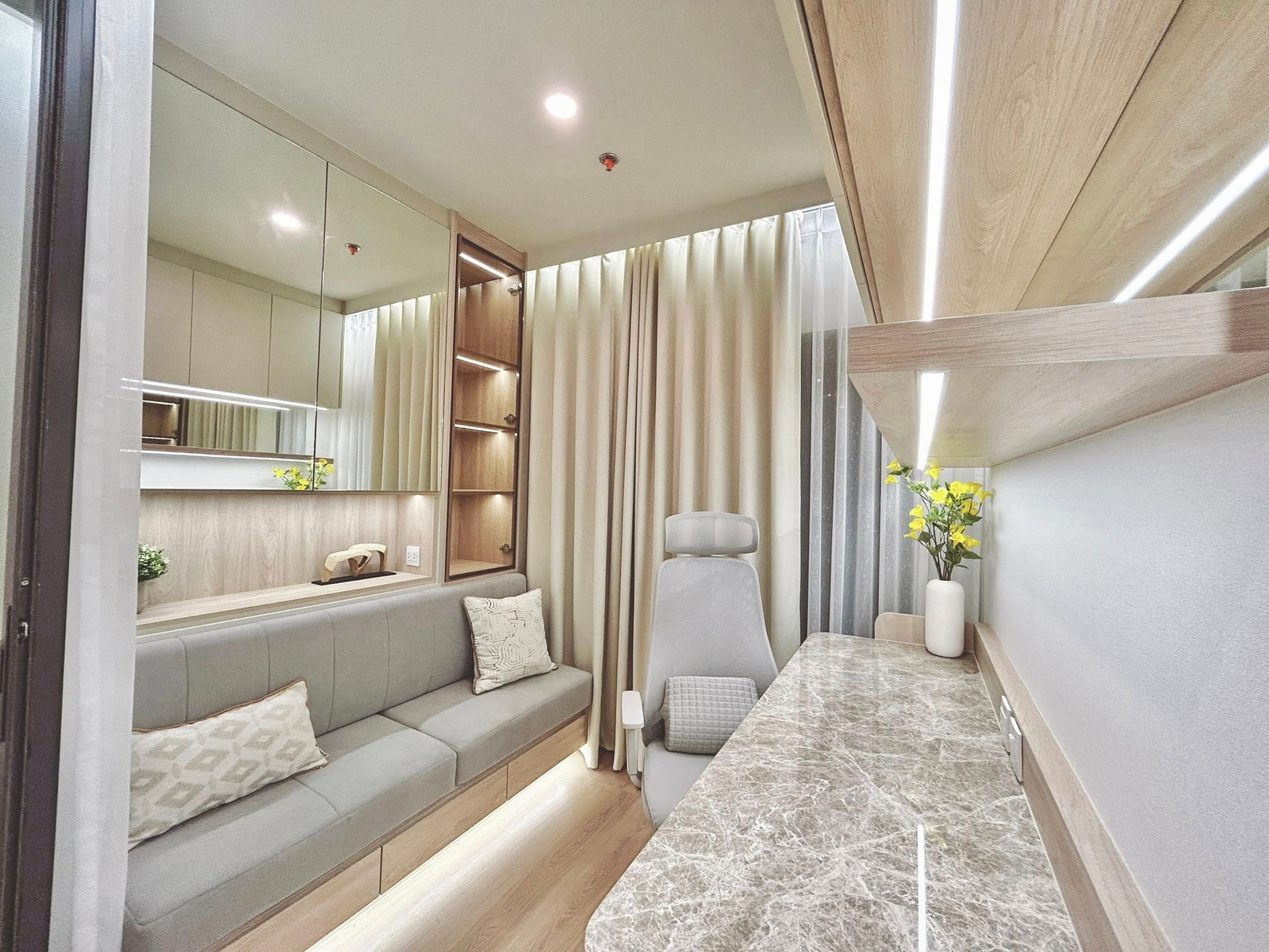 🌿 Life Rama 4 - Asoke 🌿 ห้องแต่งสวย เฟอร์ครบ 🛏 1 ห้องนอน 1 ห้องน้ำ 35 ตร.ม ใกล้ MRT Queen Sirikit Convention Center – รูปที่ 2