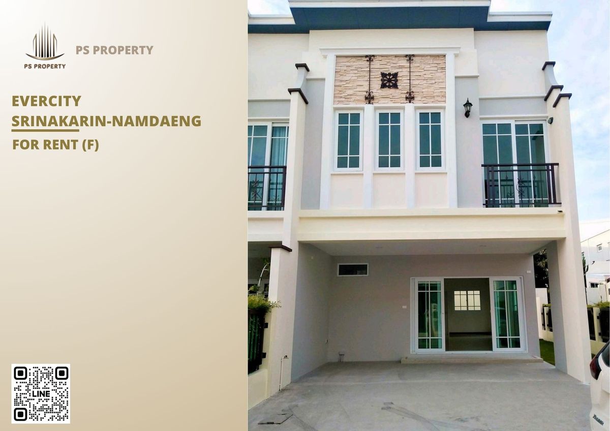 Townhouse for rent 🔥 Evercity Srinakarin-Namdaeng 🔥 3 bedrooms, 3 bathrooms, fully furnished and equipped with appliances. Townhouse for rent 🔥 Evercity Srinakarin-Namdaeng 🔥 3 bedrooms, 3 bathrooms, fully furnished and equipped with appliances.