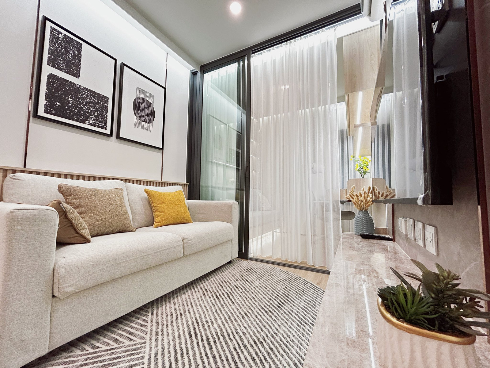 🌿 Life Rama 4 - Asoke 🌿 ห้องแต่งสวย เฟอร์ครบ 🛏 1 ห้องนอน 1 ห้องน้ำ 35 ตร.ม ใกล้ MRT Queen Sirikit Convention Center – รูปที่ 4