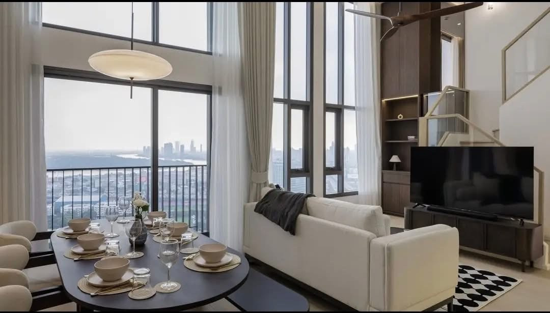 🌿 Life Rama 4 - Asoke 🌿 ห้องแต่งสวย เฟอร์ครบ 🛏 3 ห้องนอน 2 ห้องน้ำ 91 ตร.ม ใกล้ MRT Queen Sirikit Convention Center – รูปที่ 2