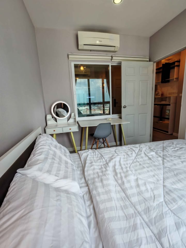 🔥Urgent for rent🔥Life @ Ratchada, next to MRT Huai Khwang, fully furnished, ready to move in