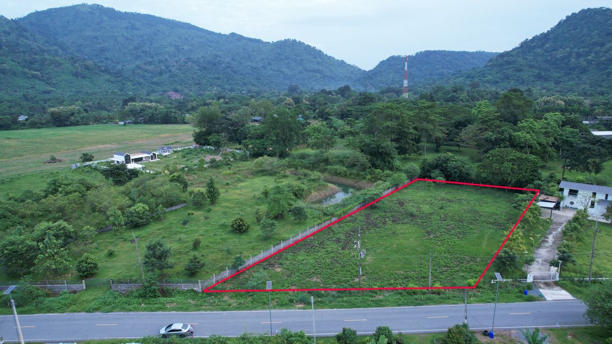 ขายที่ดิน 2 ไร่ ติดถนนหลวงเขาพระ วังรี มีโฉนด หน้ากว้าง 50 เมตร วิวเขาชัด บรรยากาศดี – รูปที่ 3