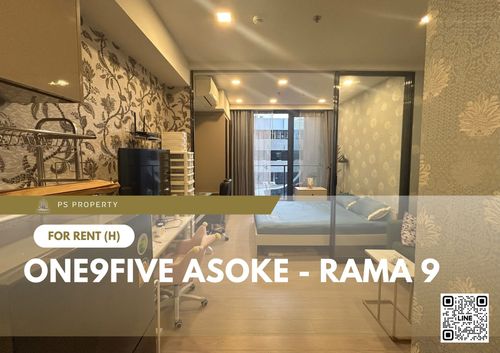 ให้เช่า 📍 One9Five Asoke - Rama 9 📍 เฟอร์นิเจอร์ และ เครื่องใช้ไฟฟ้าครบ ใกล้ MRT พระราม 9