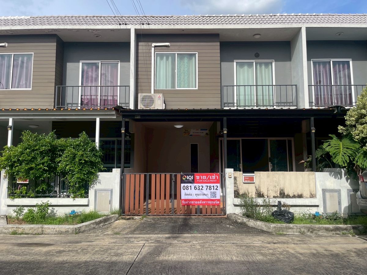 2 -story townhouse, Areeya The Caller Village, Phase 3, Khlong Nueng Mosque, Soi 15, Bang Chan, Khlong Sam Wa