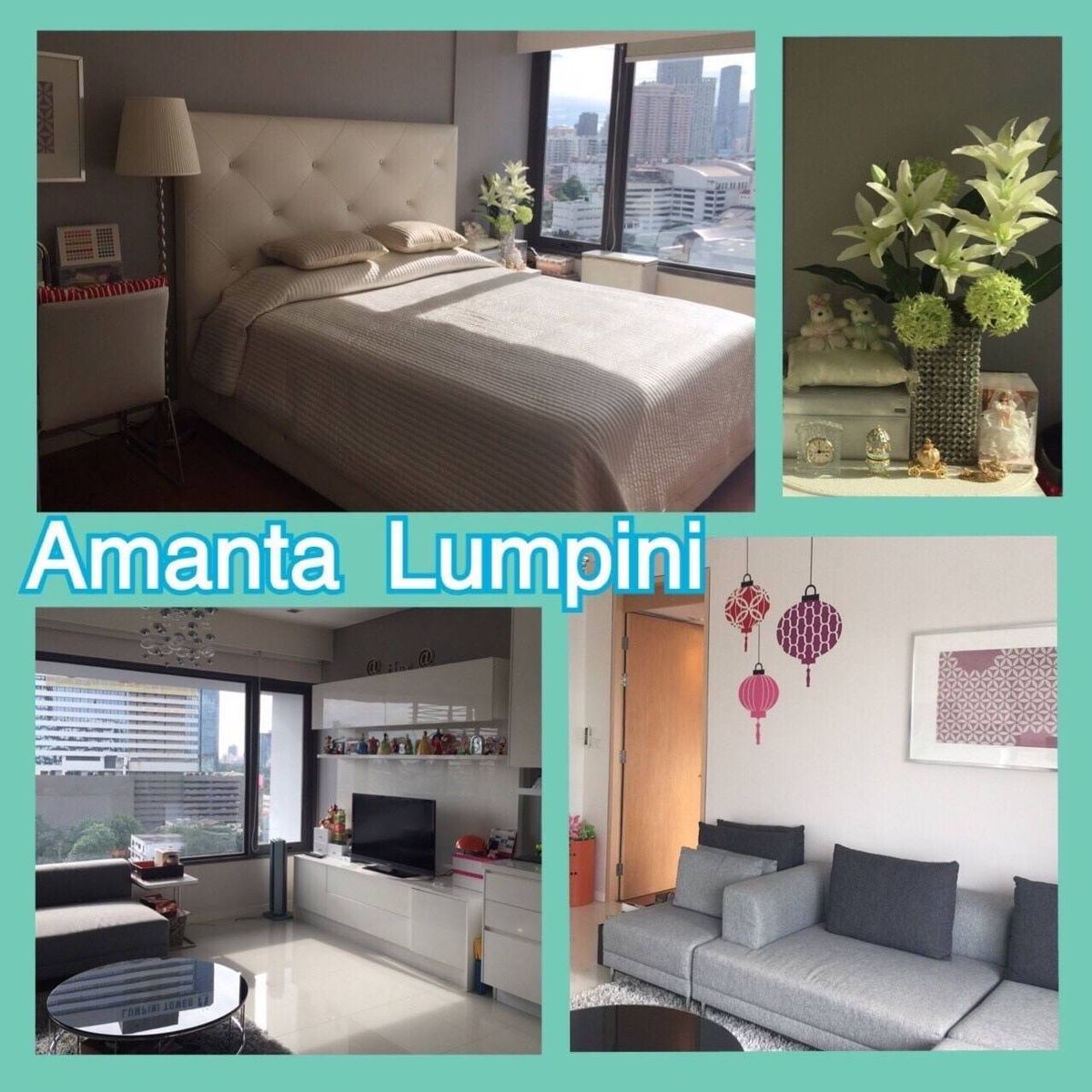 For Rent Amanta Lumpini 1 Bed ⭐️👑super Deal – รูปที่ 2