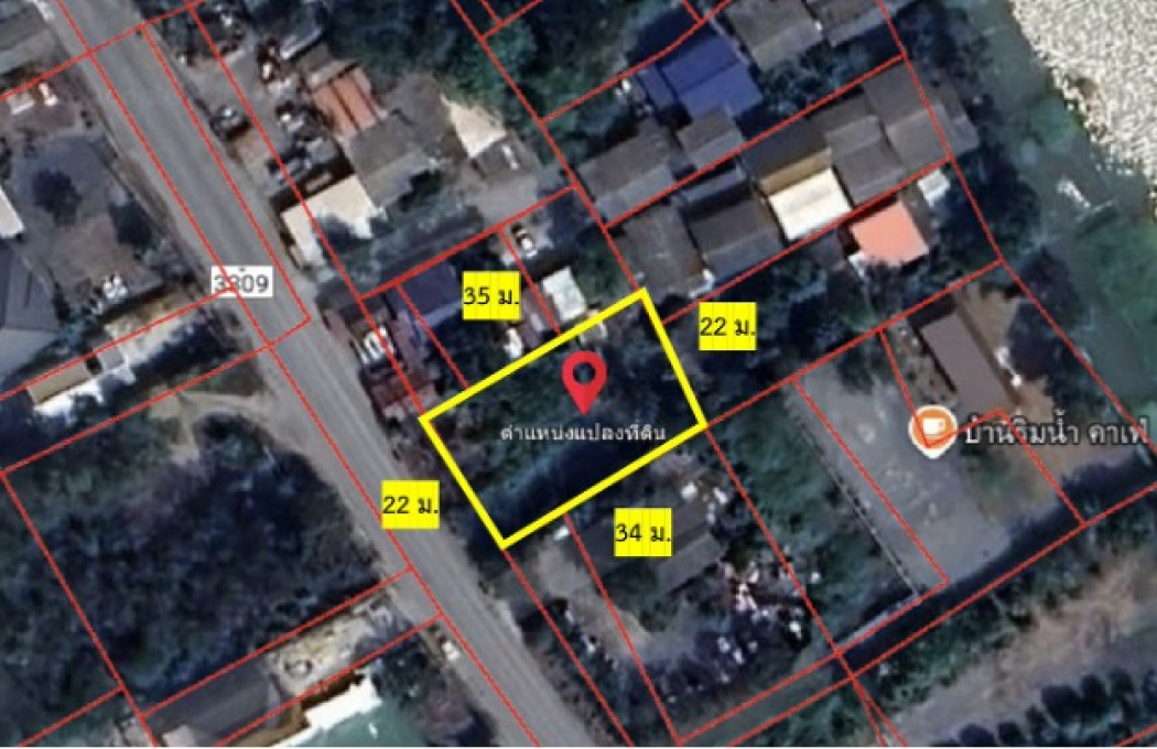 Land for sale, Ban Klang, Mueang Pathum Thani, 221 sqw, near Rangsit-Pathum Thani Road, just 2 km. KK – รูปที่ 3
