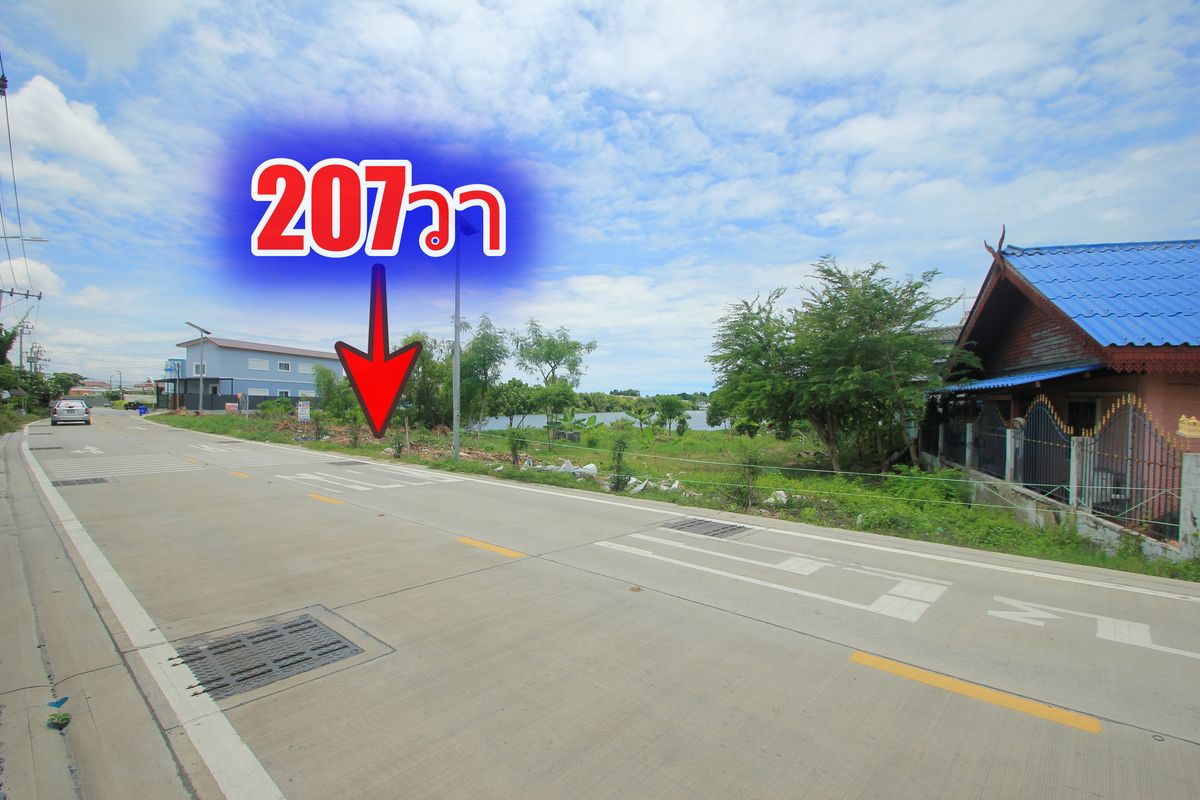 ที่ดินประชาอุทิศ90 จัดสรรตาเบิ้ม ถนนเมน 207ตารางวา สร้างบ้าน ทำธุรกิจได้ ใกล้โรงเรียนสารสาสน์วิเทศ ทางด่วนสุขสวัสดิ์ บางพลี ราคาถูก  