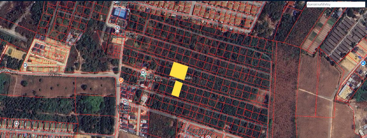 Sell 6 sub -plots of land, total area of 1.5 rai, Rat Niyom Road, Noen Phra Subdistrict, Mueang Rayong District, Rayong Province Sell 6 sub -plots of land, total area of 1.5 rai, Rat Niyom Road, Noen Phra Subdistrict, Mueang Rayong District, Rayong Province