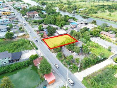 Land for sale, Ban Klang, Mueang Pathum Thani, 221 sqw, near Rangsit-Pathum Thani Road, just 2 km. KK